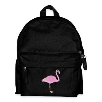 flamingo - Kinder Rucksack - Schwarz - Vorne