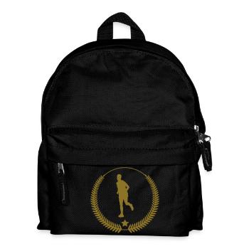 Laufen / Running / Jogging / Joggen / Marathon - Kinder Rucksack - Schwarz - Vorne