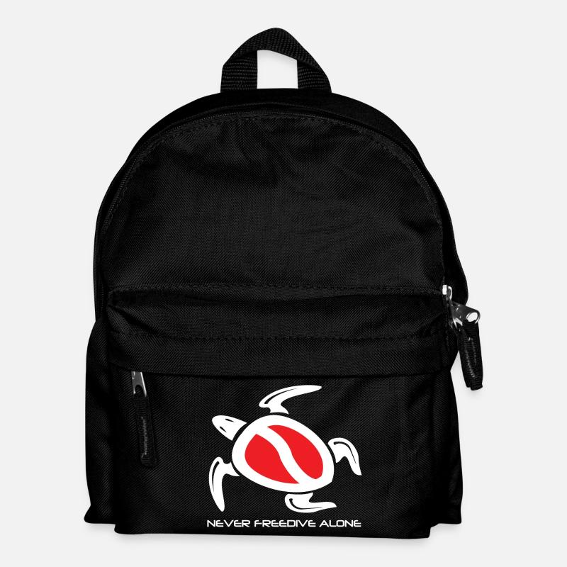 freedive turtle - Kids' Backpack - black