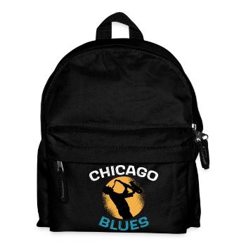 Chicago Blues gift musician, sax blues fan - Kids' Backpack - black - Front