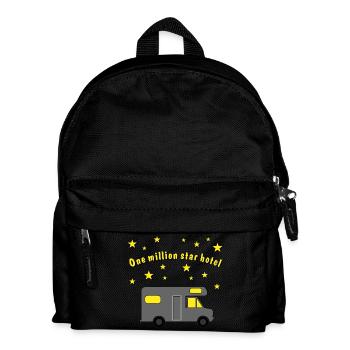 one million star hotel - Kinder Rucksack - Schwarz - Vorne