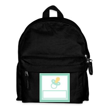 Personalize your own baby template - Kids' Backpack - black - Front