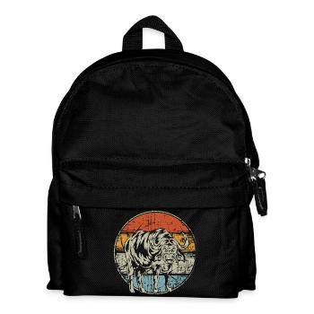 Buffalo vintage - Kids' Backpack - black - Front