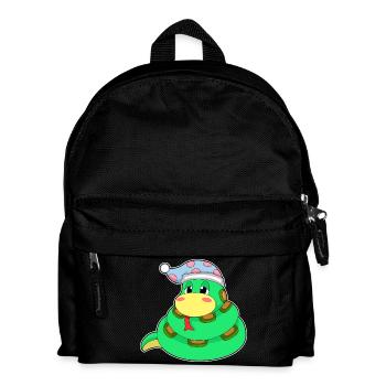 Bonnet de nuit endormi serpent - Sac à dos Enfant - noir - Devant