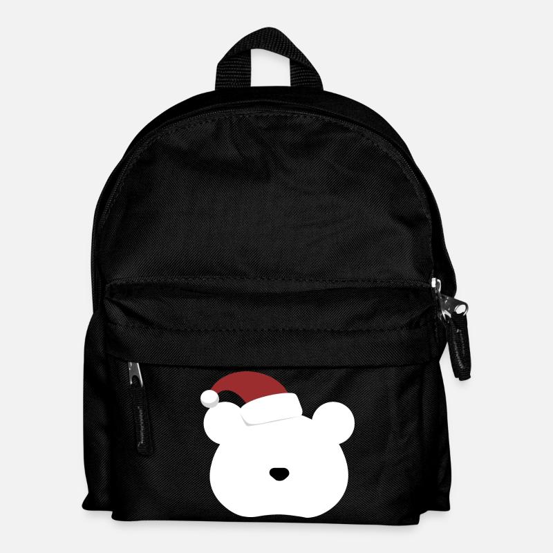 Polar Bear- Christmas edition - Kinder Rucksack - Schwarz