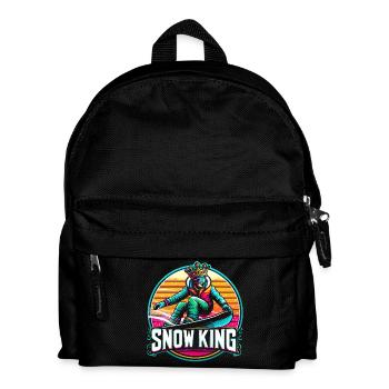 Snow King Snowboard Design - Kids' Backpack - black - Front