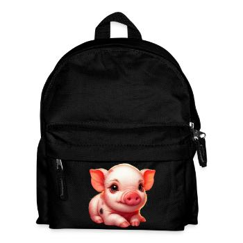 Ferkel-Ferkel - Kinder Rucksack - Schwarz - Vorne