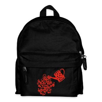 Le retour du printemps (rouge) - Sac à dos Enfant - noir - Devant
