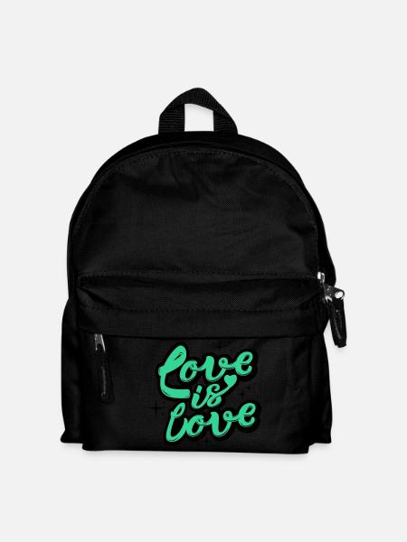 loveislove - Kids' Backpack - black