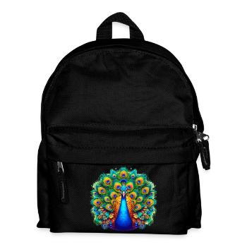 Paon - Sac à dos Enfant - noir - Devant