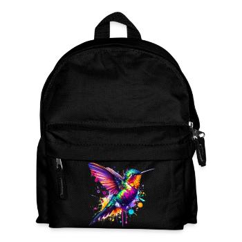 Kolibri - Kinder Rucksack - Schwarz - Vorne