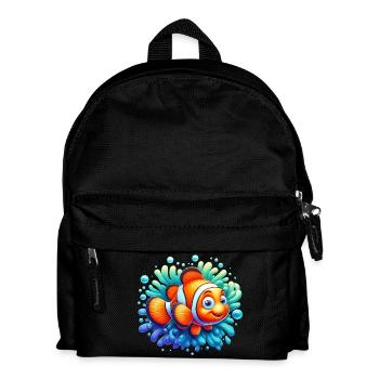 Poisson-clown - Sac à dos Enfant - noir - Devant
