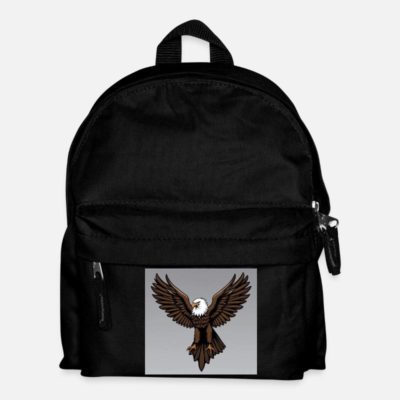 Adler - Kinder Rucksack - Schwarz