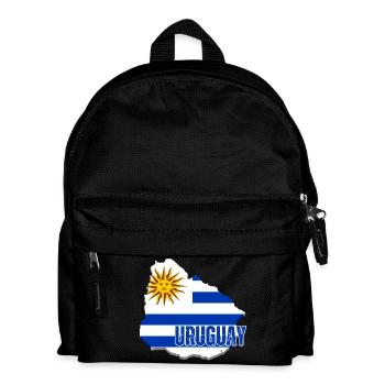 Flag of Uruguay, Uruguayan pride - Kids' Backpack - black - Front