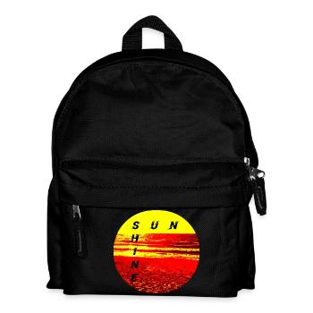 SunShine Fire Sunset Summer Sun Fire - Kids' Backpack - black - Front