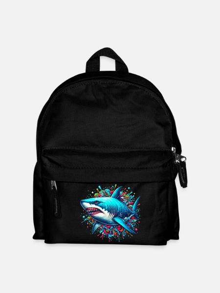 Hai - Kinder Rucksack - Schwarz