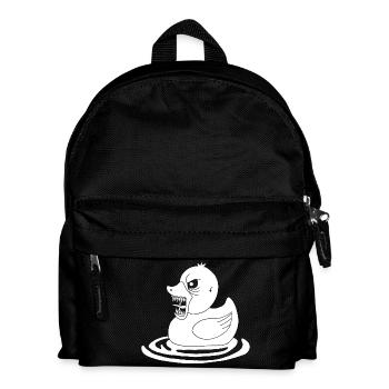 White Demonic Duck - Kids' Backpack - black - Front