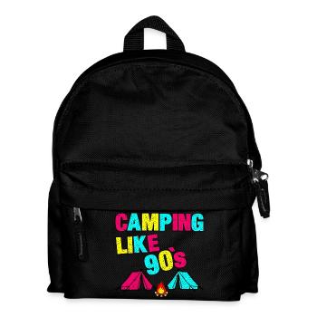 Camping des années 90 - Sac à dos Enfant - noir - Devant