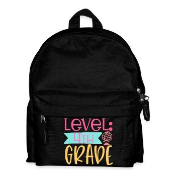 Stufe 4. Klasse - Kinder Rucksack - Schwarz - Vorne