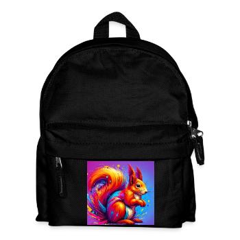 squirrel - Kids' Backpack - black - Front