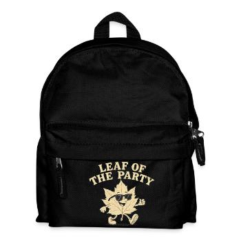 Leaf of the Party Happy Fall Harvest Autumn Leaf - Kids' Backpack - black - Front