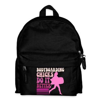 Bodyboard Chicks Bodyboarder - Sac à dos Enfant - noir - Devant