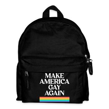 Make America Gay Again - Pride Design - Kinder Rucksack - Schwarz - Vorne