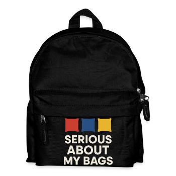 Cornhole Refere Official Referee - Kids' Backpack - black - Front