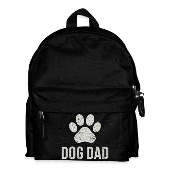 Empreinte Patte Chien Papa - Sac à dos Enfant - noir - Devant