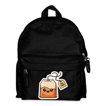 Sachets de thé kawaii L’heure du thé - Sac à dos Enfant - noir - Devant
