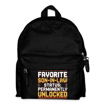 Schwiegermutter Retro Lustiger Schwiegervater - Kinder Rucksack - Schwarz - Vorne