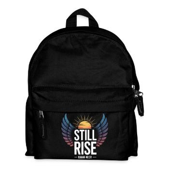 Still Rise Isaiah 4031 Hope Wings - Kids' Backpack - black - Front