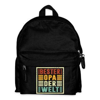 Le meilleur grand-père du monde offre Noël - Sac à dos Enfant - noir - Devant