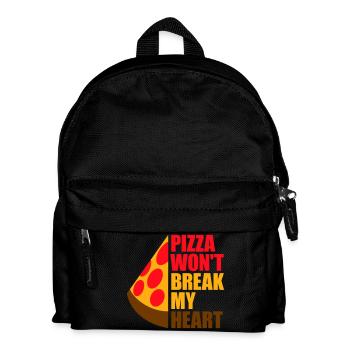La pizza ne me brisera pas le cœur La nourriture aime l’humour - Sac à dos Enfant - noir - Devant