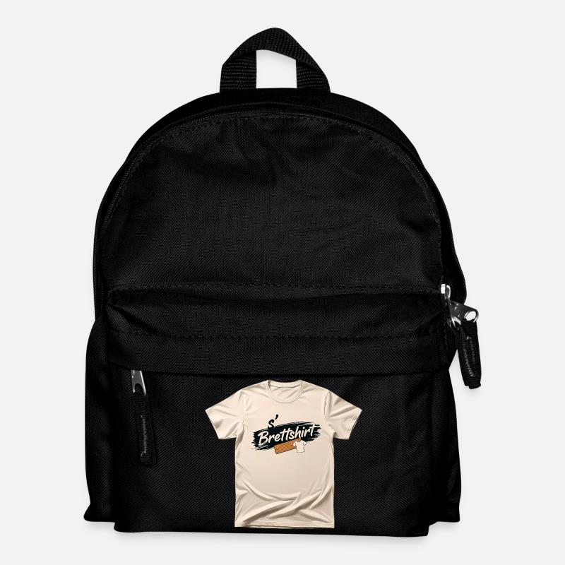 s' Brettshirt - Kinder Rucksack - Schwarz