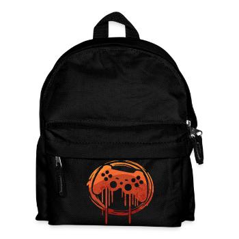 Retro style game - Kinder Rucksack - Schwarz - Vorne