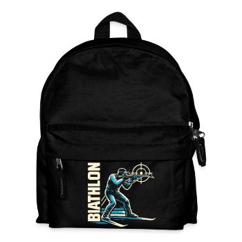 Biathlon Passion Lover Gift - Kids' Backpack - black - Front