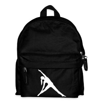 Stretch-Silhouette Tänzerin - Kinder Rucksack - Schwarz - Vorne