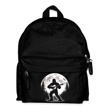 Bigfoot Guitarist - Kids' Backpack - black - Front