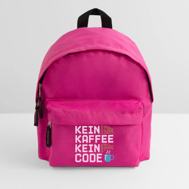 No Coffee No Code Programmer Computer Scientist Kids' Backpack