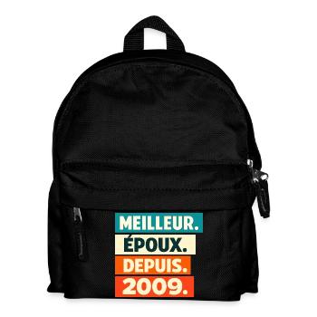 Best Spouse Since 2009 Birthday - Kids' Backpack - black - Front