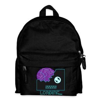 Cyberpunk Robot Neon - Sac à dos Enfant - noir - Devant