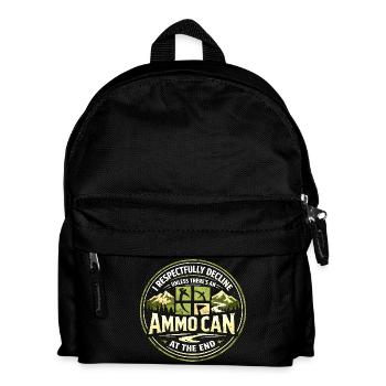 Only with cache at the destination | Geocaching Humor - Kids' Backpack - black - Front