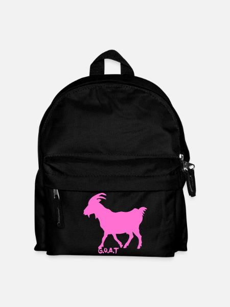 Goat pink G.O.A.T. - Kids' Backpack - black