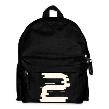 2 - Kinder Rucksack - Schwarz - Vorne