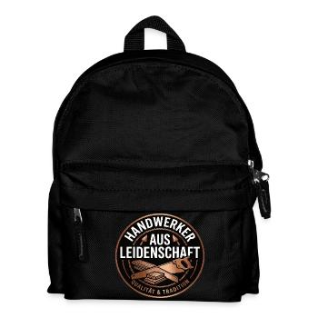 Handwerker Leidenschaft Qualität Tradition - Kinder Rucksack - Schwarz - Vorne