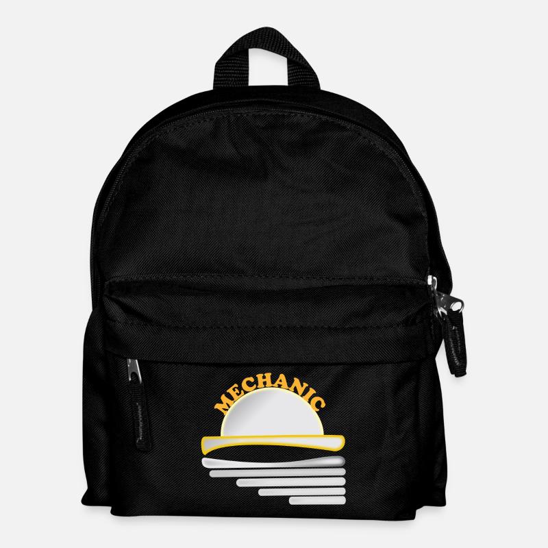 Mechanic Graphics - Kids' Backpack - black