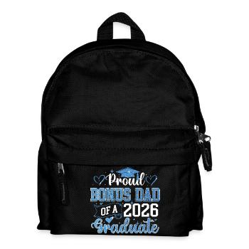 Proud Bonus Dad 2026 Graduate Class - Kids' Backpack - black - Front