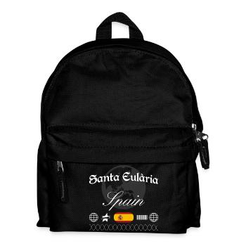 Santa Eulària Spanien Streetwear Reise Souvenir - Kinder Rucksack - Schwarz - Vorne