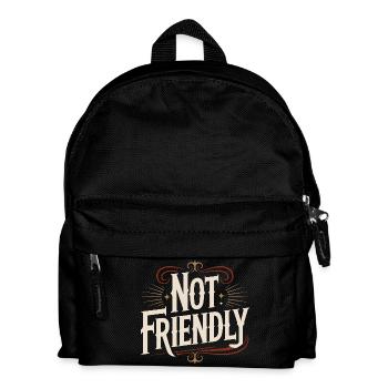 Not Friendly Introvert Antisocial Loner - Kids' Backpack - black - Front